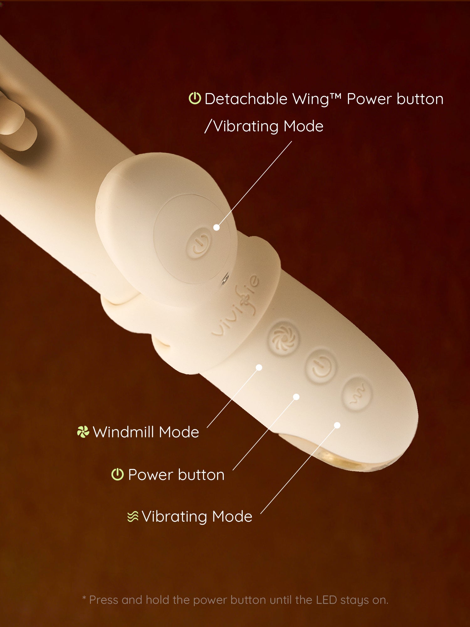 VIVIFIE_VELORA_Rabbit_sex_toy_button_functions
