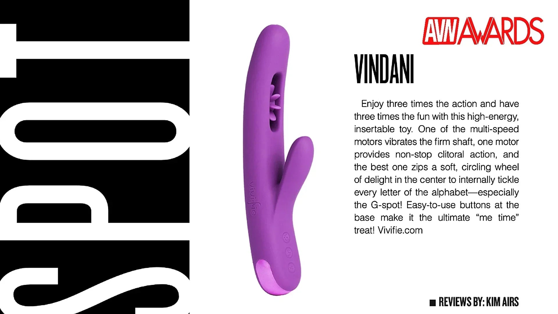 As Seen in AVN Magazine (Sept 2025): Why VIVIFIE VINDANI Leads the Best G-Spot Vibrators of 2025