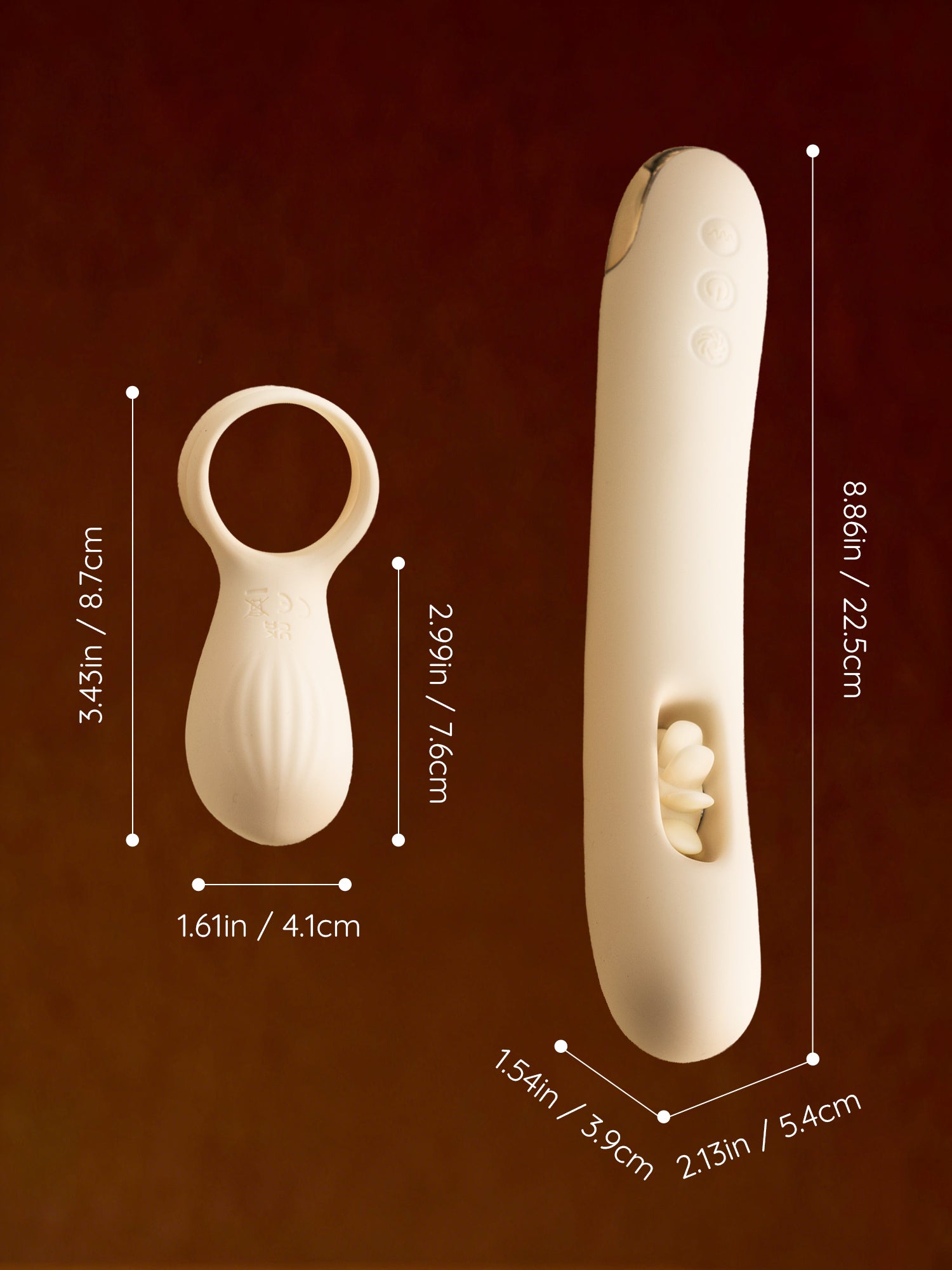 VIVIFIE VELORA Rabbit sex toy dimensions